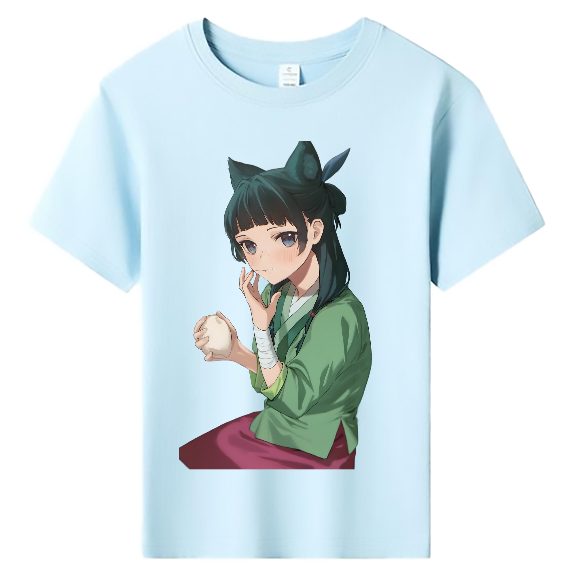 （画像用） 薬屋のひとりごと The Apothecary Diaries 綿100％キッズTシャツ（フロントプリント）